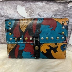 Patricia Nash Artistic Multicolor Studded Wallet